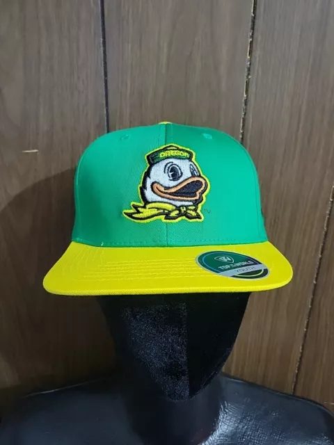 Oregon Ducks Adjustable Logo Hat Green Youth Top Of The World