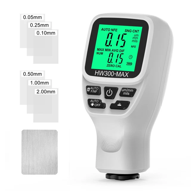 COATING THICKNESS GAUGE Car Paint Thickness Gauge Measuring Metal