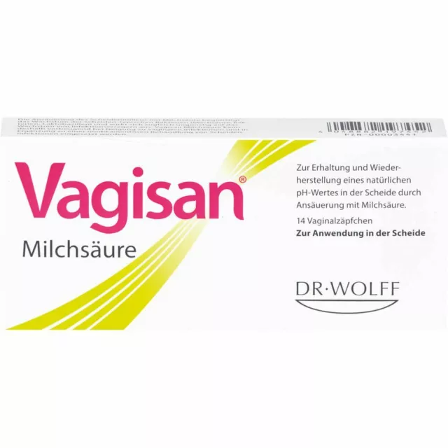 VAGISAN Milchsäure Vaginalzäpfchen 14 St PZN00003441