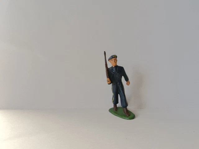 Figurine Starlux Chasseur Alpin Français Tireur Debout - Échelle 1:32 (60mm) - État Neuf