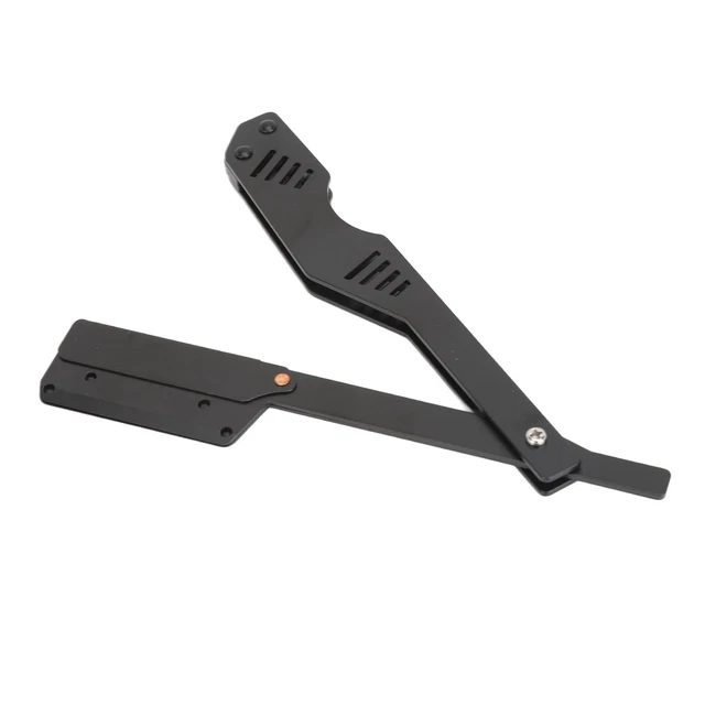 Manual Beard Trimmer Holder Foldable Hollow Out Ergonomic Handle Clip Type H Dob
