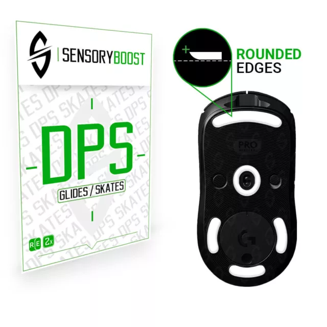 SensoryBoost | DPS Glides für Logitech G PRO Wireless (2er Pack ) Mausfüße