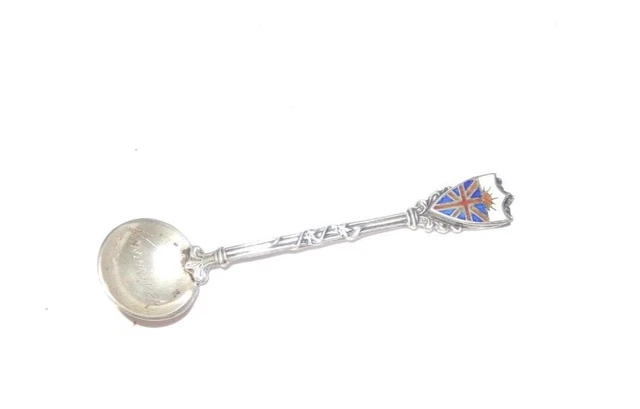 Antique 2 1/2" Sterling Salt Dip Cellar Spoon Vancouver B.c. British Columbia