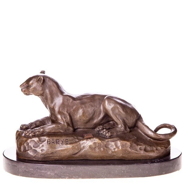 Sculpture En Bronze D'un Putto Jouant Des Cymbales Sur Socle Marbre Noir - Art Déco