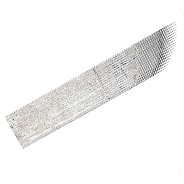 (0.25mm 17pin)50x SemiPermanent Eyebrow Needle Blades Manual Microblading EOB