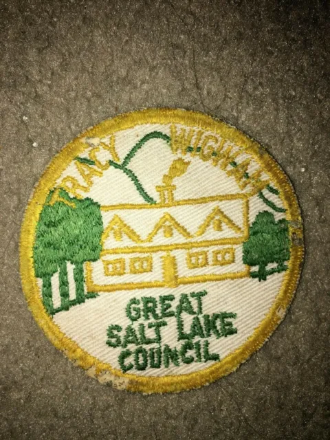 Boy Scout BSA Camp Tracy Wigwam Great Salt Lake Utah Lodge YEL CE Council Patch