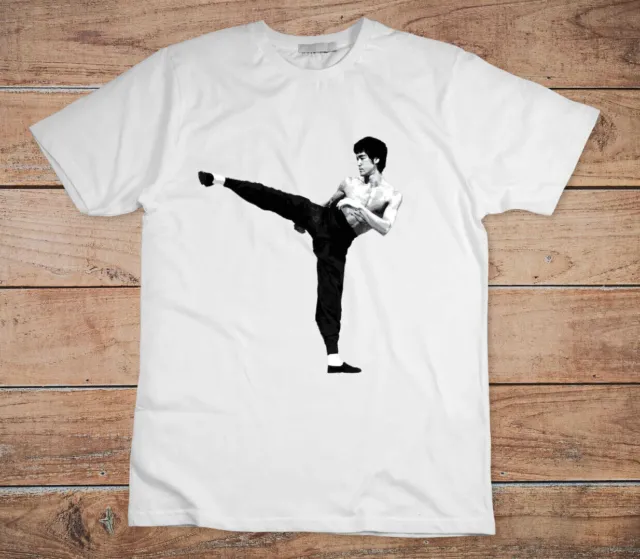 Bruce Lee white T-shirt