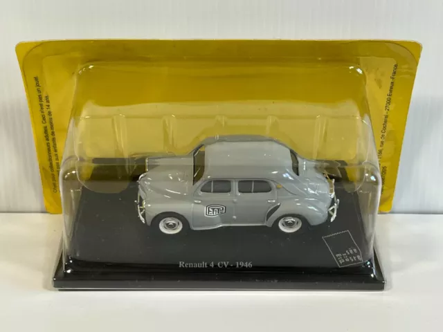 ATLAS UNIVERSAL HOBBIES NOREV Renault 4CV 1946 PTT Postes Musée La Poste 1/43