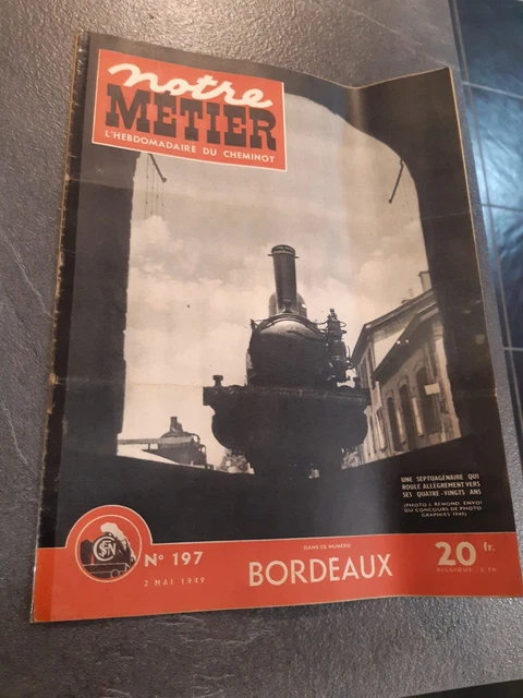 Revue Notre Métier Vie Du Rail N°191 - Spécial Électrification - Occasion Avec Traces
