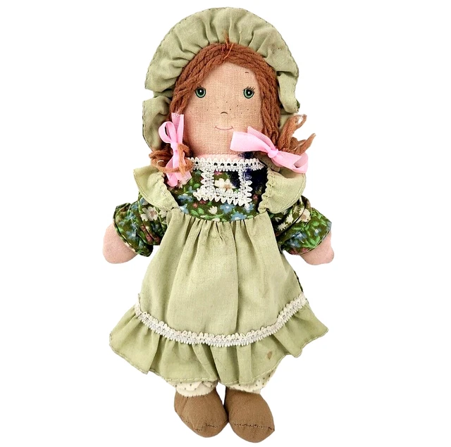 Holly Hobbie's Friend Amy 9" Doll VTG 1975 Knickerbocker Cloth Rag Doll Ragdoll
