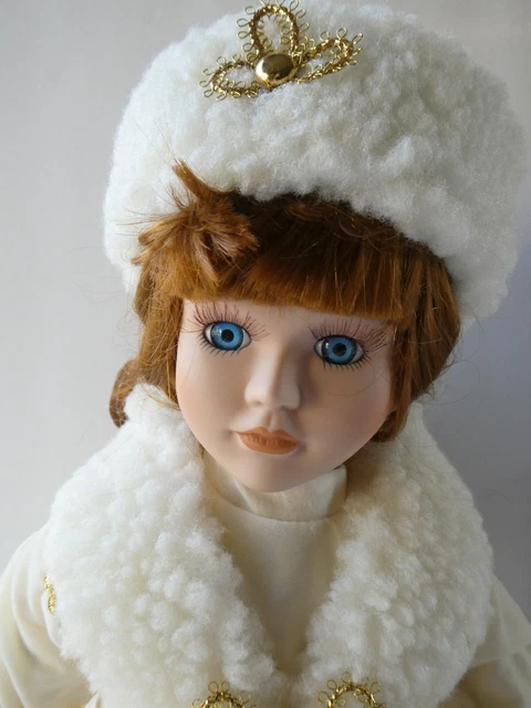 Porcelain Doll The Skater Heritage Signature Collection Dawn 17" COA NIB Ice 2