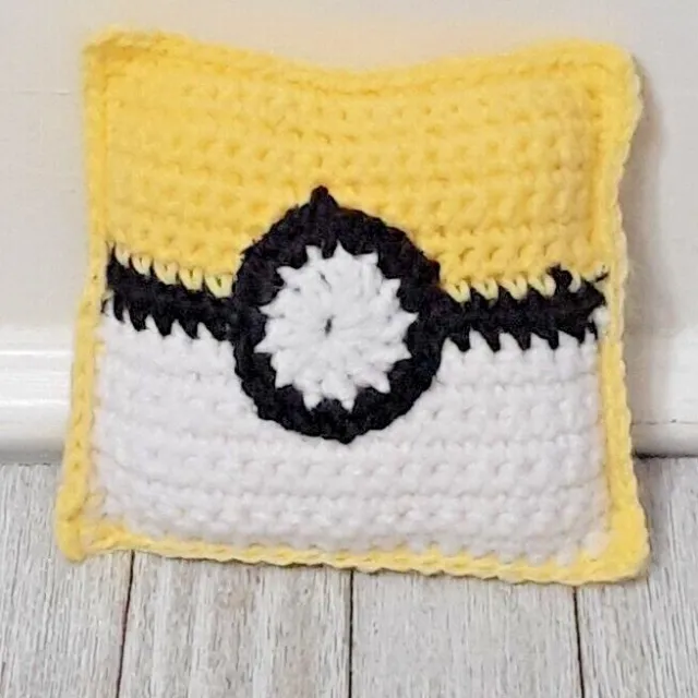 Handmade crochet Tooth fairy pillow