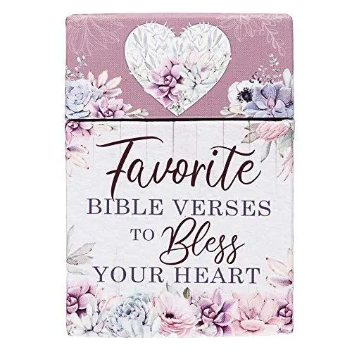 FAVORITE BIBLE VERSES to Bless Your Heart, A Box of Blessings $10.83 ...