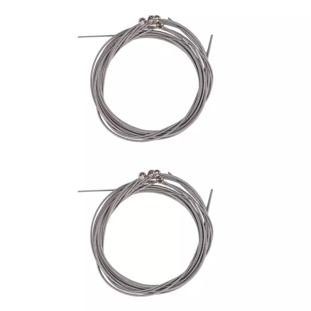 Pack of 4 Flatwound Bass Strings Stainless Steel Bass String