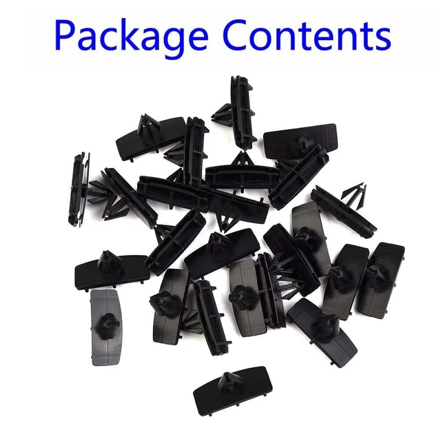 AU 25*Set Plastic Fender Flare Rocker Molding Clip For Jeep Wrangler Unlimited