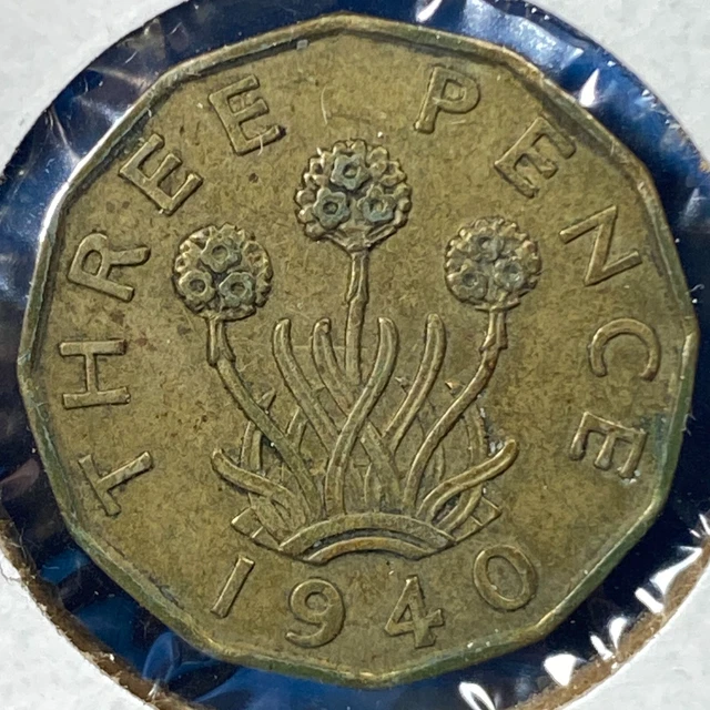1940 Great Britain 3 Pence, George VI, KM# 849 (70079)