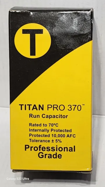 Titan PRO TRCD305 Run Capacitor 30+5 MFD 370 Volt Round - NEW