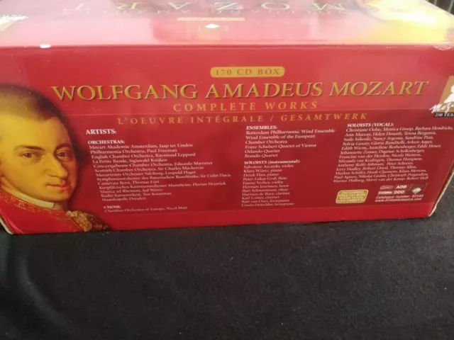 Musique Classique L OEUVRE INTÉGRALE DE WOLFGANG AMADEUS MOZART 170 CD - Yooplay 3