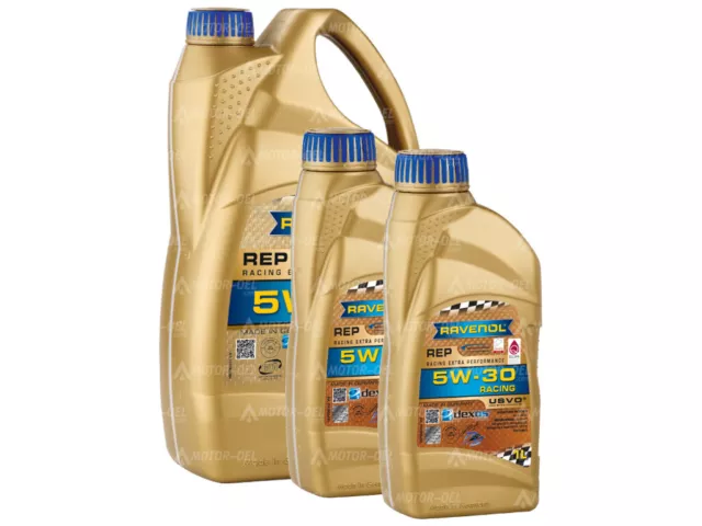 7 Liter (5L+2L) RAVENOL REP Racing Extra Performance SAE 5W-30 Motoröl Vollsynth