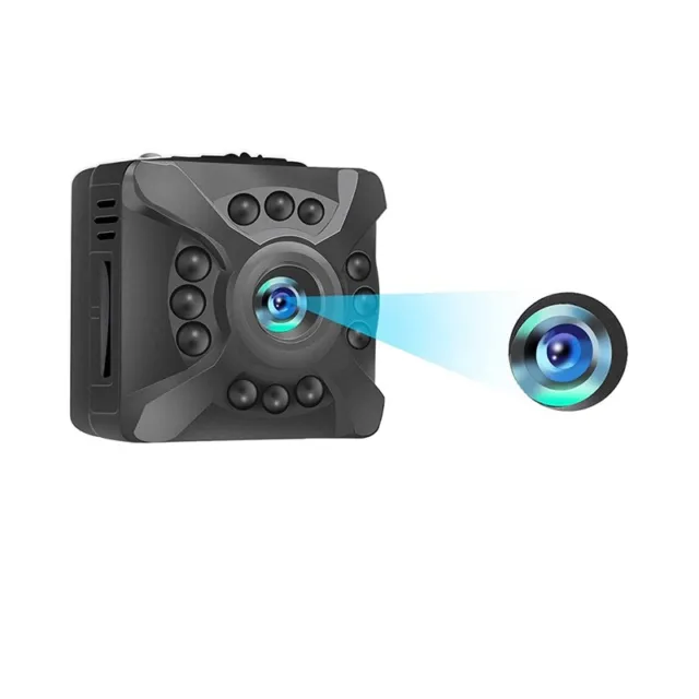 X5 Camera Security Remote View Camera Black Support TF Card Storage F5Z2