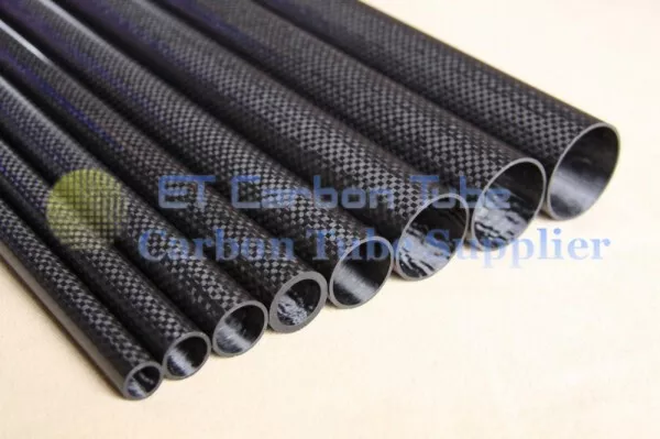 OD 20mmX ID 14mm 16 17mm 18 19mm x 500mm 3K Carbon Fiber Tube Roll Wrapped pipe