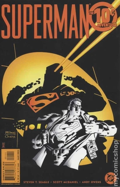 Superman The 10 Cent Adventure #1 VG 2003 Stock Image Low Grade
