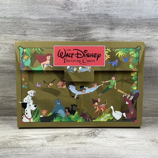 THE WALT DISNEY Treasure Chest 1991 Four large Books Classic Titles 17