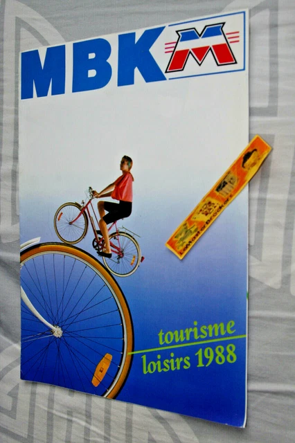 MBK LADY ROAD SPORT GRAND TOURING MOTOBECANE ... Brochure pub vélo vintage