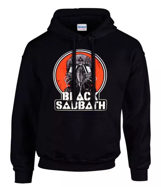 BLACK SABBATH Rockband Rock Musik Hooded Kapuzenpullover Schwarz -3909-SW