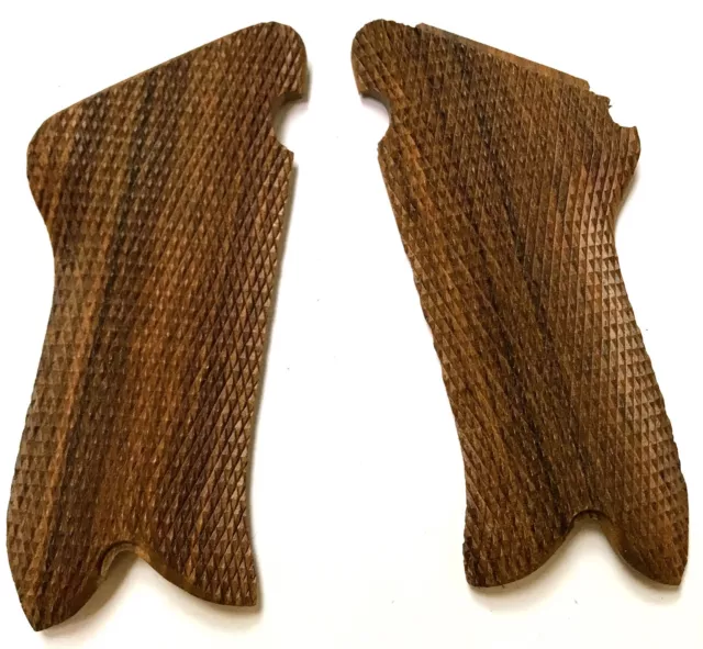 Wwi Wwii German P08 P-08 Luger Wooden Pistol Grips -Pair