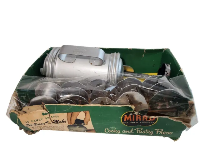 Prensa de cocina y pastelería Mirro vintage hecha en EE. UU.