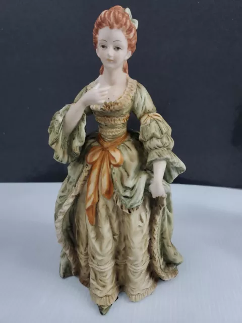 VTG Andrea by Sadek Collectible Porcelain Figurine Victorian Dress #7299. B56