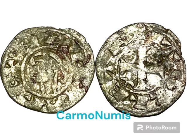 Alfonso I de Aragón, dinero, Toledo, 1104-1134 dC. [MON_1870]