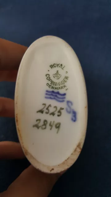 Royal COPENHAGEN Schmetterlingsvase Zahnstocher URN Jugendstil #2525 NEUWERTIG!! 5