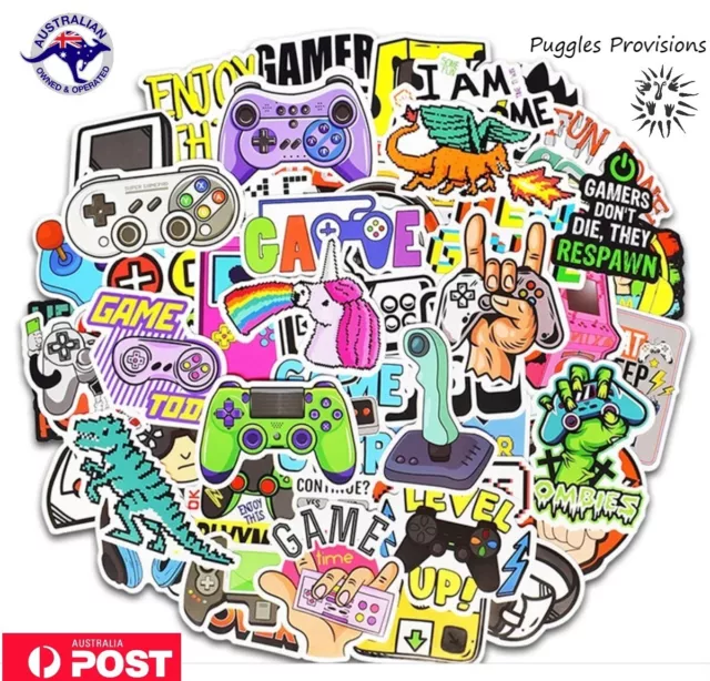 50Pcs Super Mario Stickers Mario Bros Luigi Yoshi Graffiti Waterproof  Sticker Toys for Kids on Laptop Skateboard Suitcase Bike