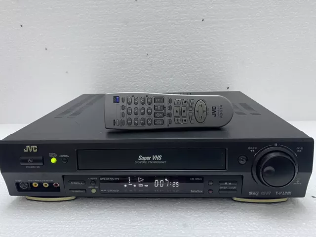 JVC HR-S7611 S-VHS Super VHS Videorecorder SVHS-ET