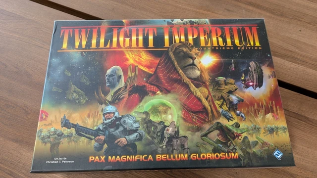 Test du jeu de stratégie Twilight Imperium Fourth Edition, édition allemande