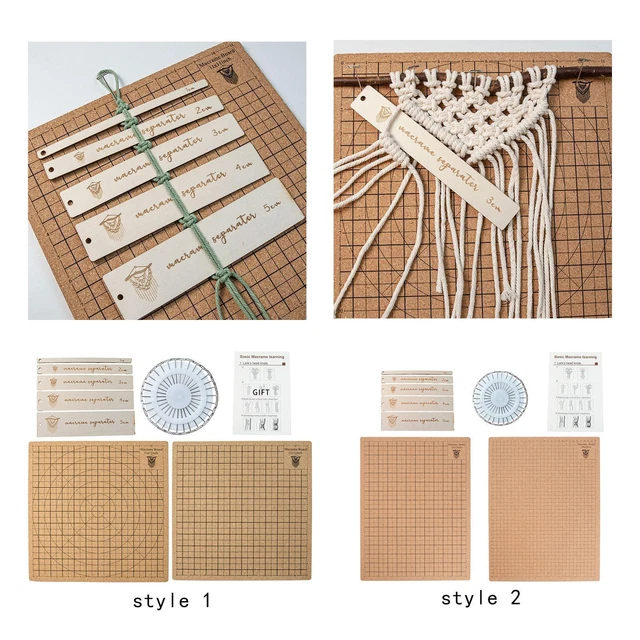 Makramee Board tragbares Lineal Makramee Knoten robust praktisch langlebig Handwerk