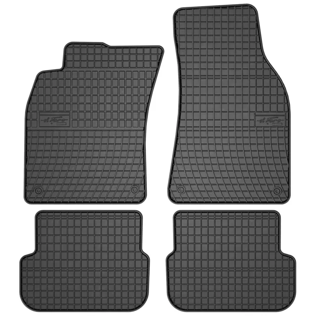 Gummi Frogum El Toro Fußmatten für Audi A6 C6 2006-2011 Gummi-Autoteppich-Set st