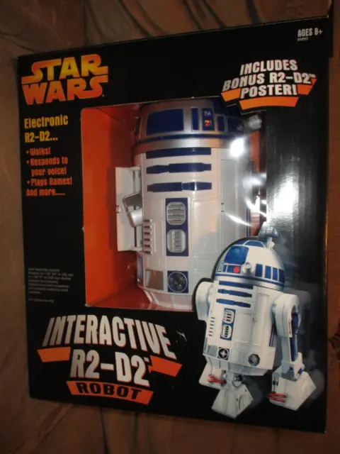 Hasbro Star Wars 2005 Voice Activated R2-D2 INTERACTIVE ASTROMECH DROID Sealed