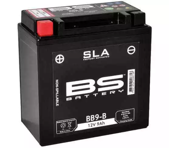 Batterie Démarreur BB9-B YB9-B 12V 9Ah Vélomoteur Scooter Remplacement Échange