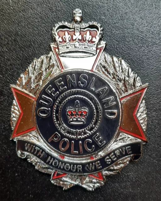 Polizeiabzeichen Queensland Police Australien Police Hat Badge Rar Polizei