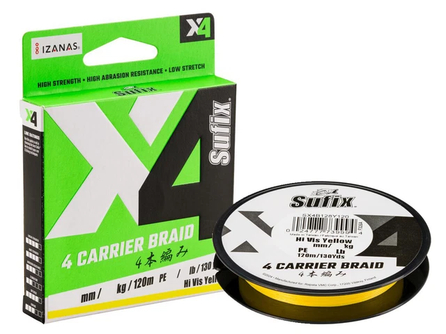 Tresse Sufix Fuse Metered - 0,18mm / 23lb - 250 Mètres (neuve)