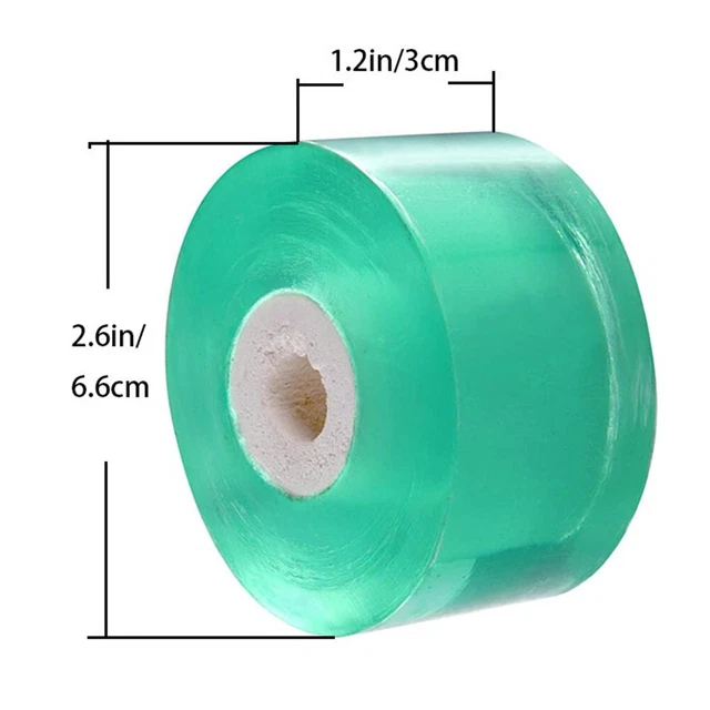 2 Rouleaux De Bande Élastique De Jardinage En PVC - Pour Lier Et Soutenir Plantes, Branches, Greffes - Utilisation Intérieure/Extérieure - 4