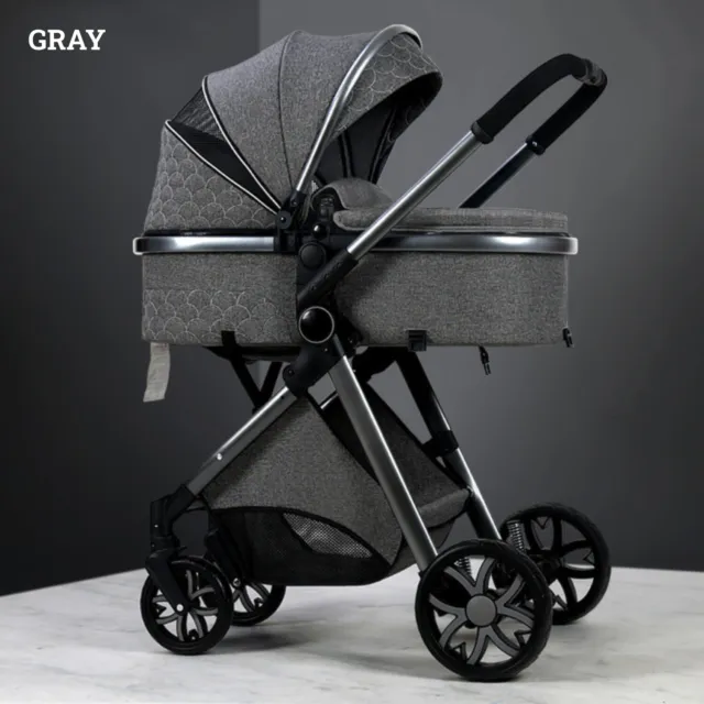 Baby Pram Infant Buggy  Stroller 3in1 Travel System FREEBIES