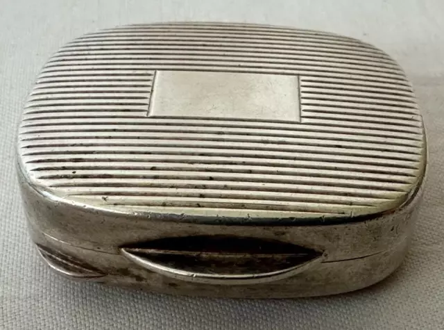 Circa 1950s Tiffany & Co Italy  Sterling Silver Pill Box