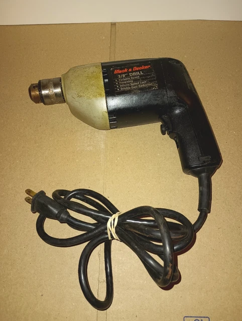 Image of Black & Decker DR601 hammer drill on Amazon website