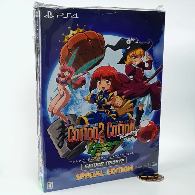 Cotton Guardian Force Saturn Tribute Special Edition PS4 JPN Game In English NEW