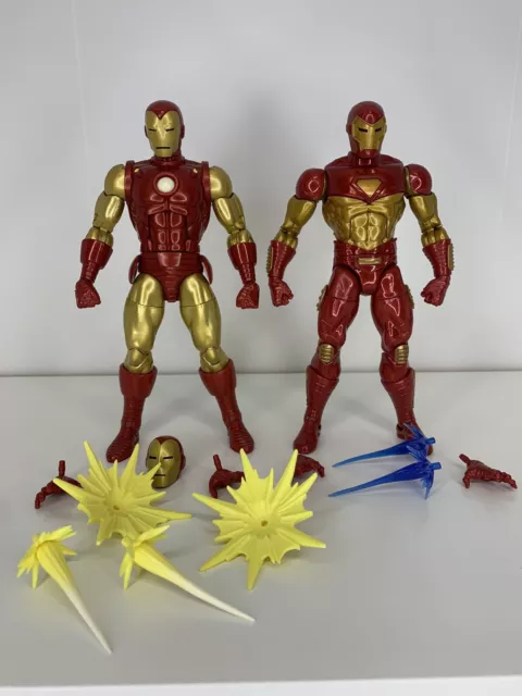 MARVEL LEGENDS 80TH Anniversary Iron Man and Modular Iron Man Action ...