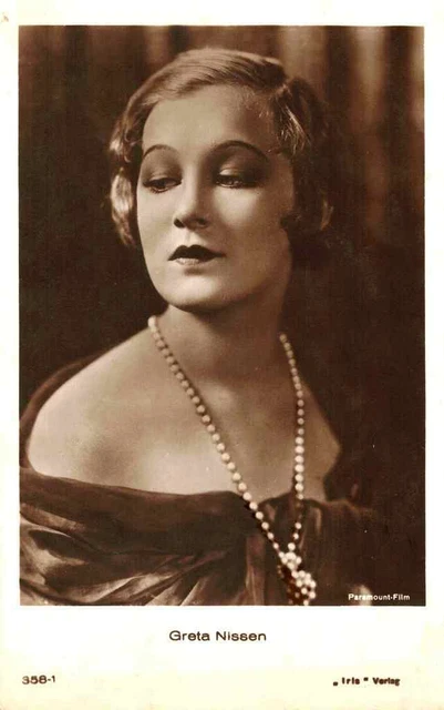 ACTRESS GRETA NISSEN Small Size Postcard Untraveled £5.24 PicClick UK